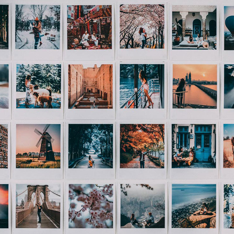 Many Polaroids